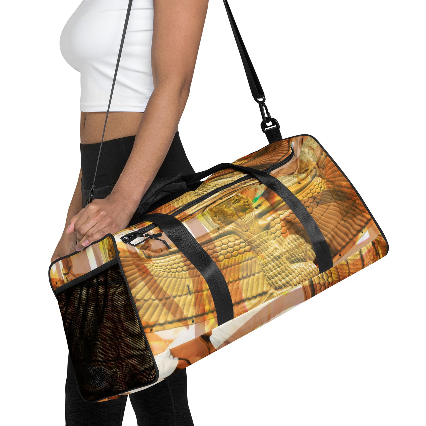 "Golden" Around the World Duffle bag