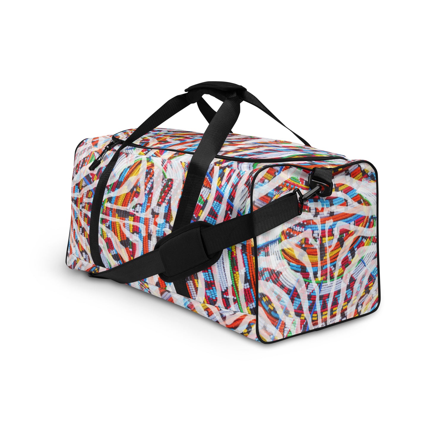 Maasai "Peace" Around the World Duffle bag
