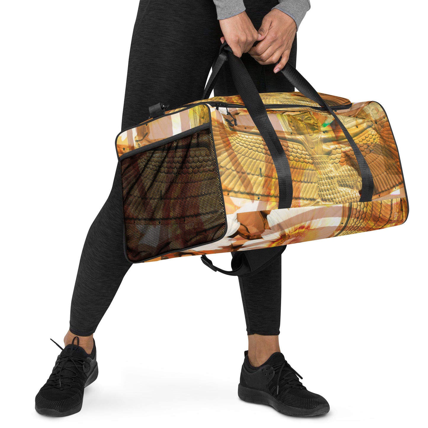 "Golden" Around the World Duffle bag