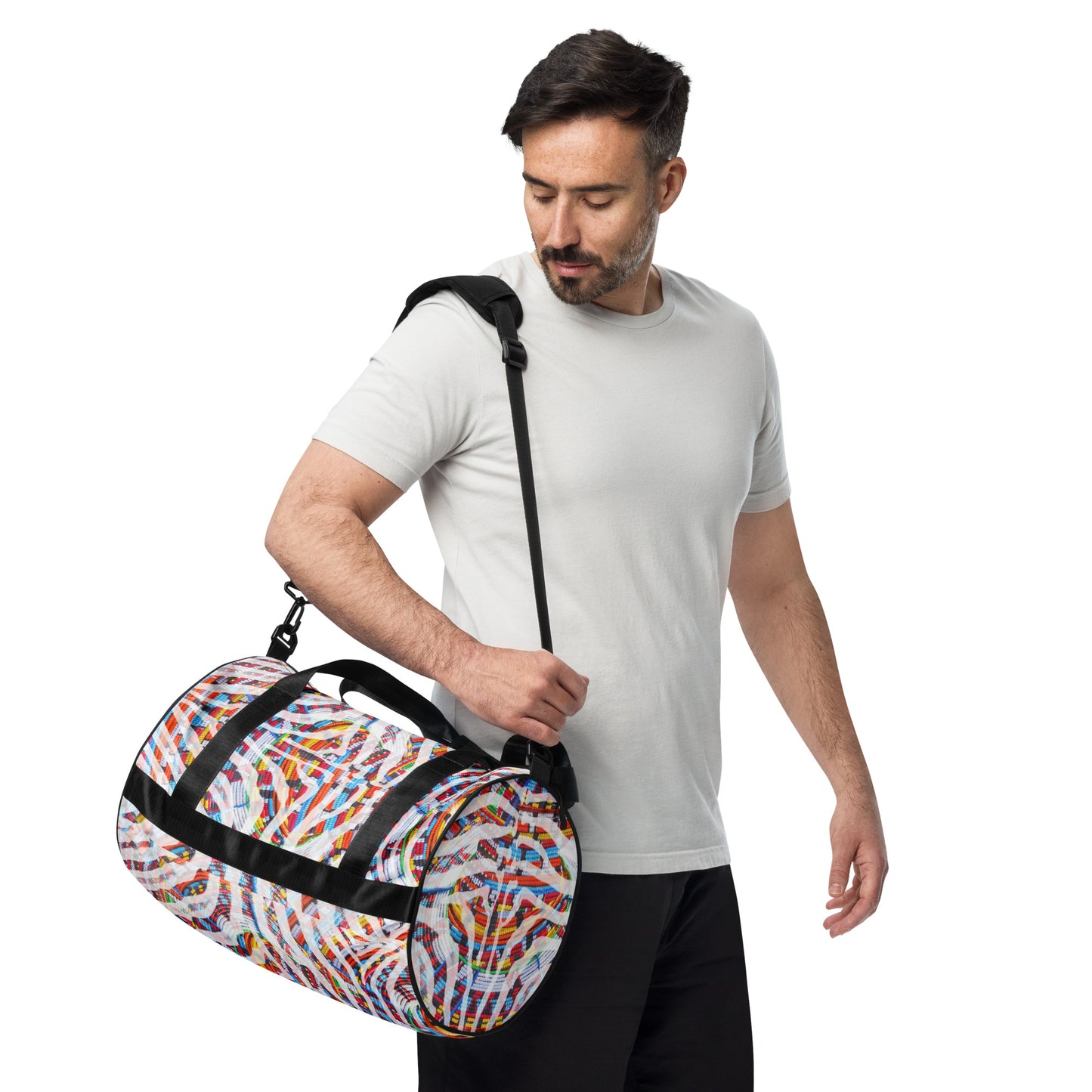 Maasai "Peace" gym duffle bag