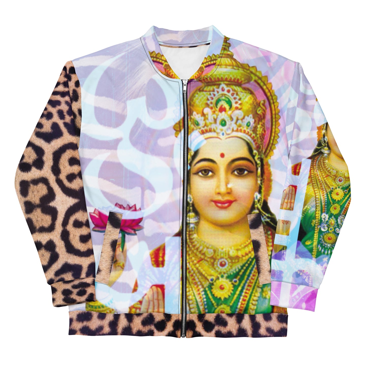 Lakshmi "Om Shanti" Unisex Bomber Jacket