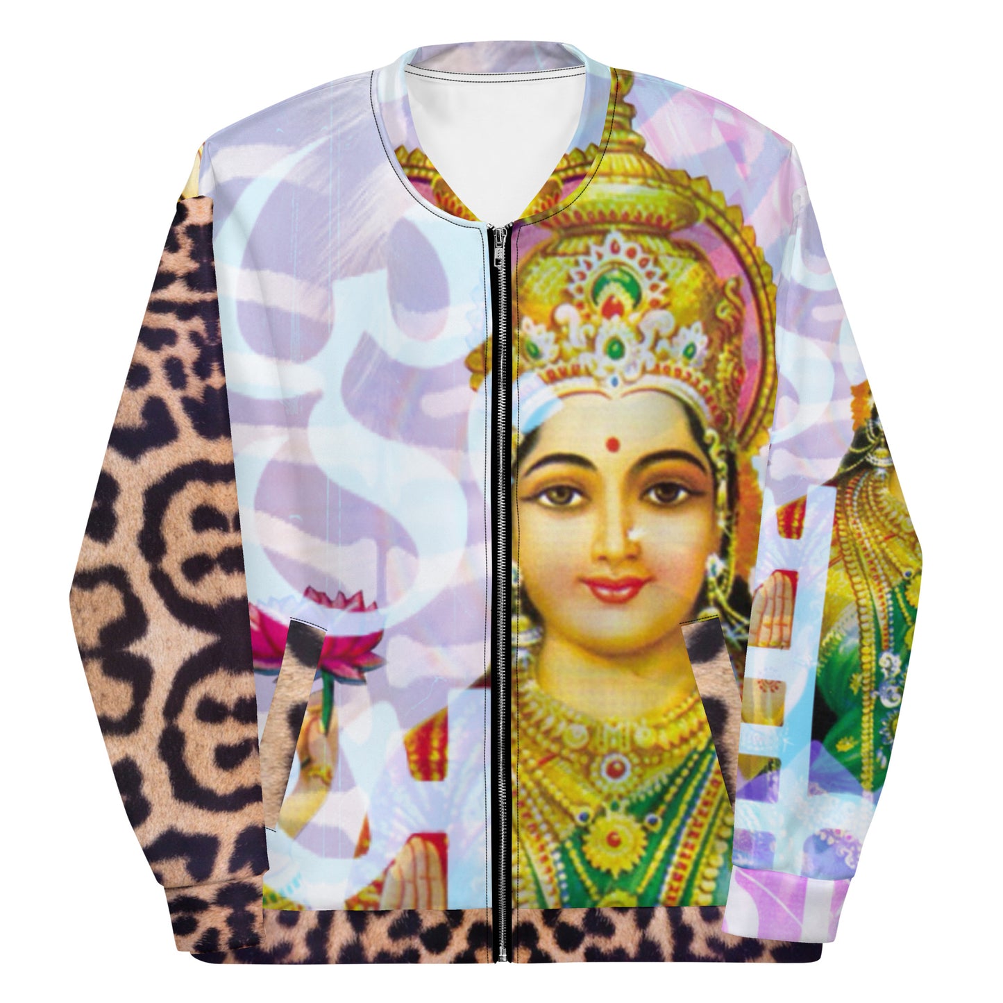Lakshmi "Om Shanti" Unisex Bomber Jacket