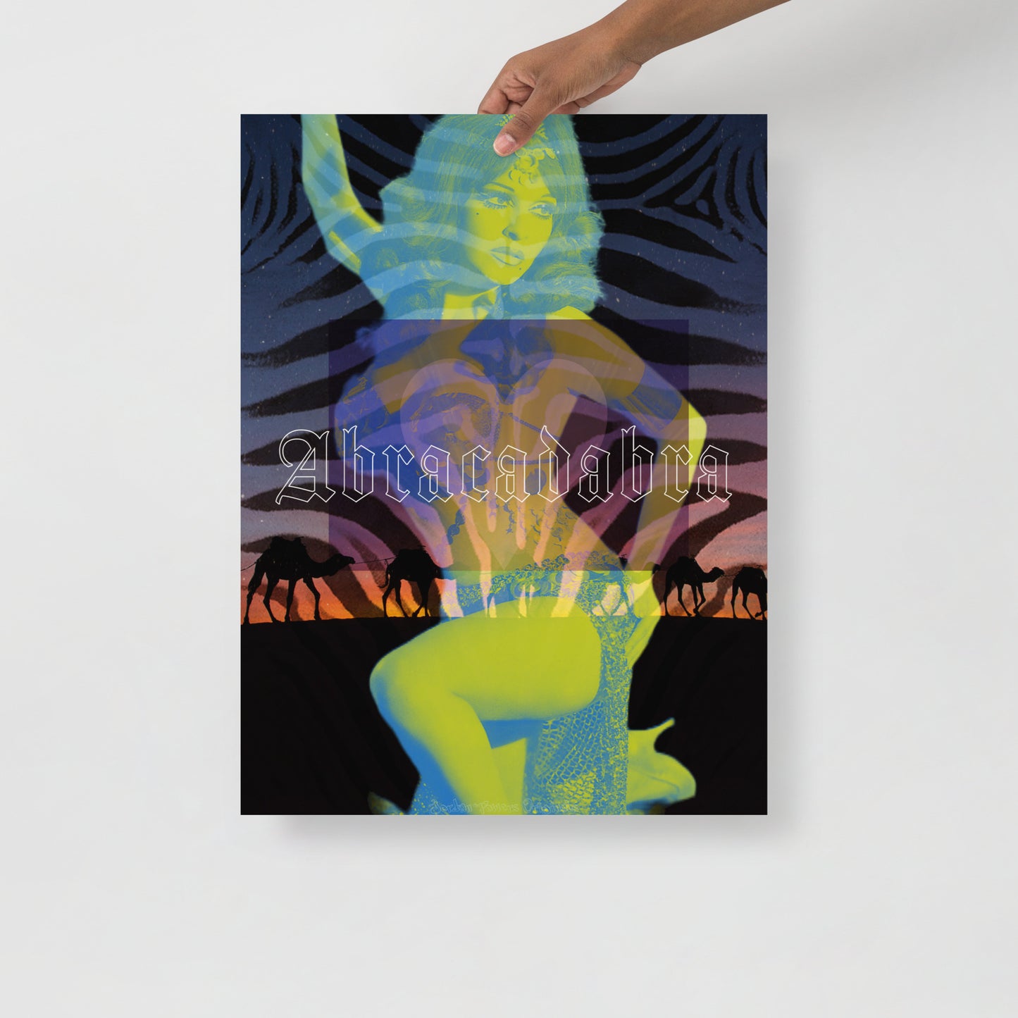 "Abracadabra" Lime print on Matte Poster