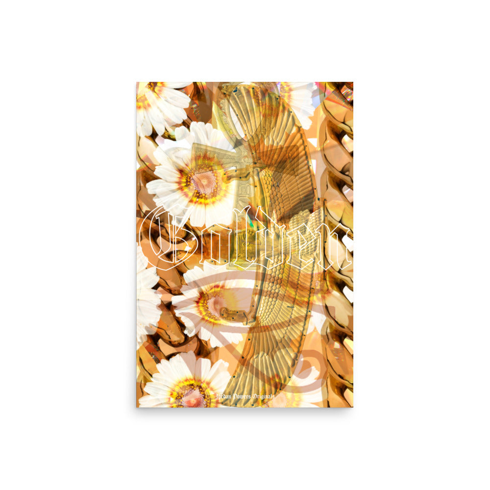"Golden" print on matte Poster