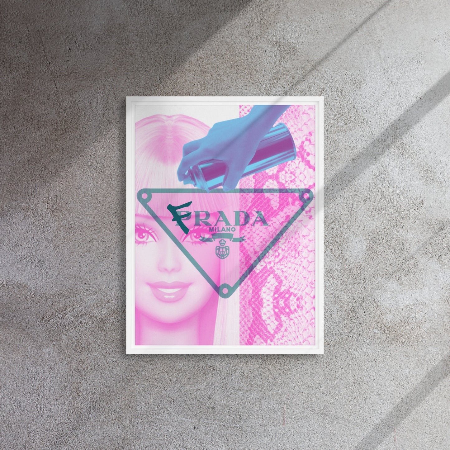 "Frada" Print on Framed canvas