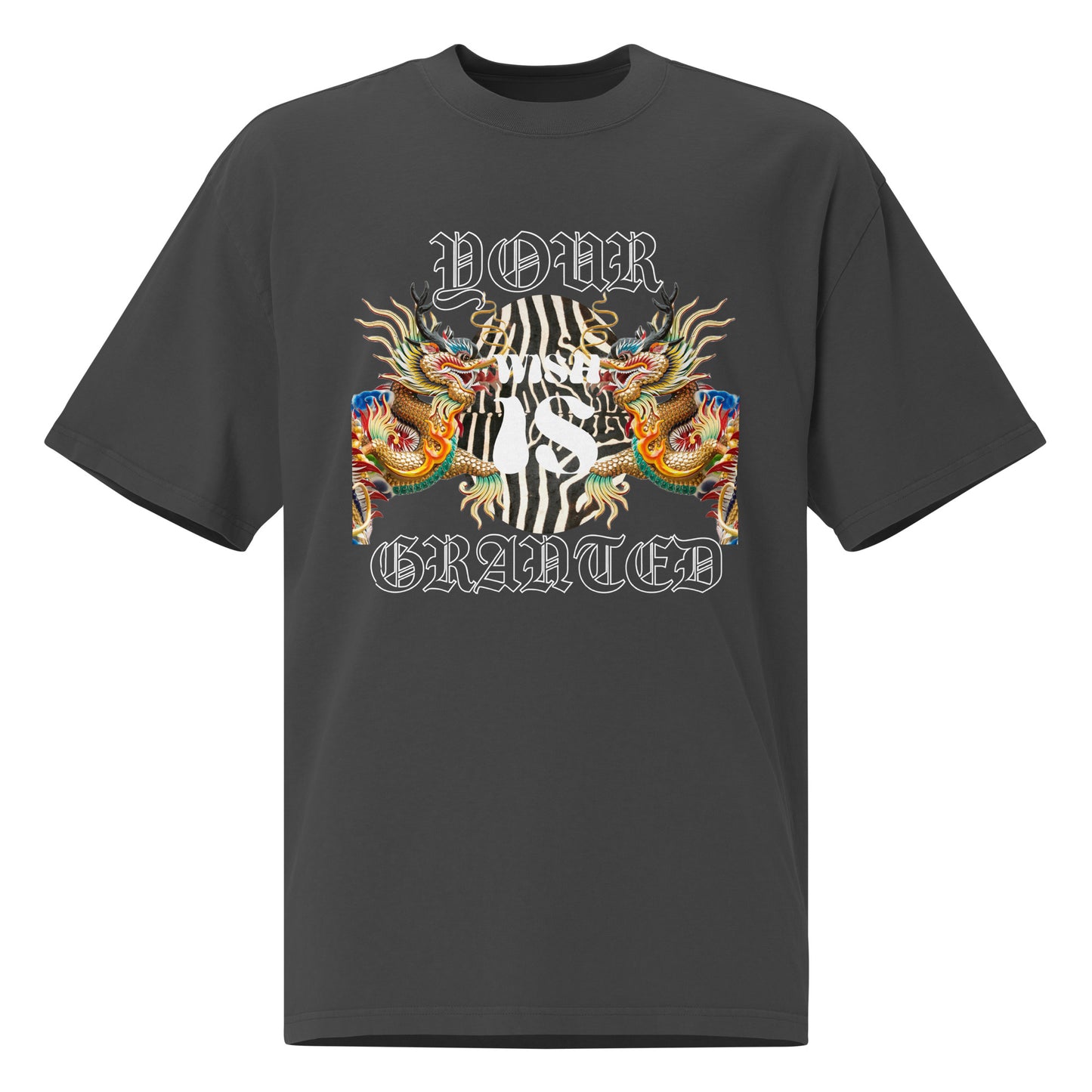 "Your wish is granted" Oversized faded t-shirt