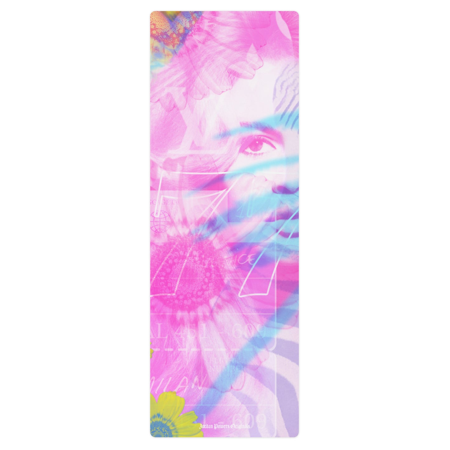 "777 Bardot" Half face Yoga mat