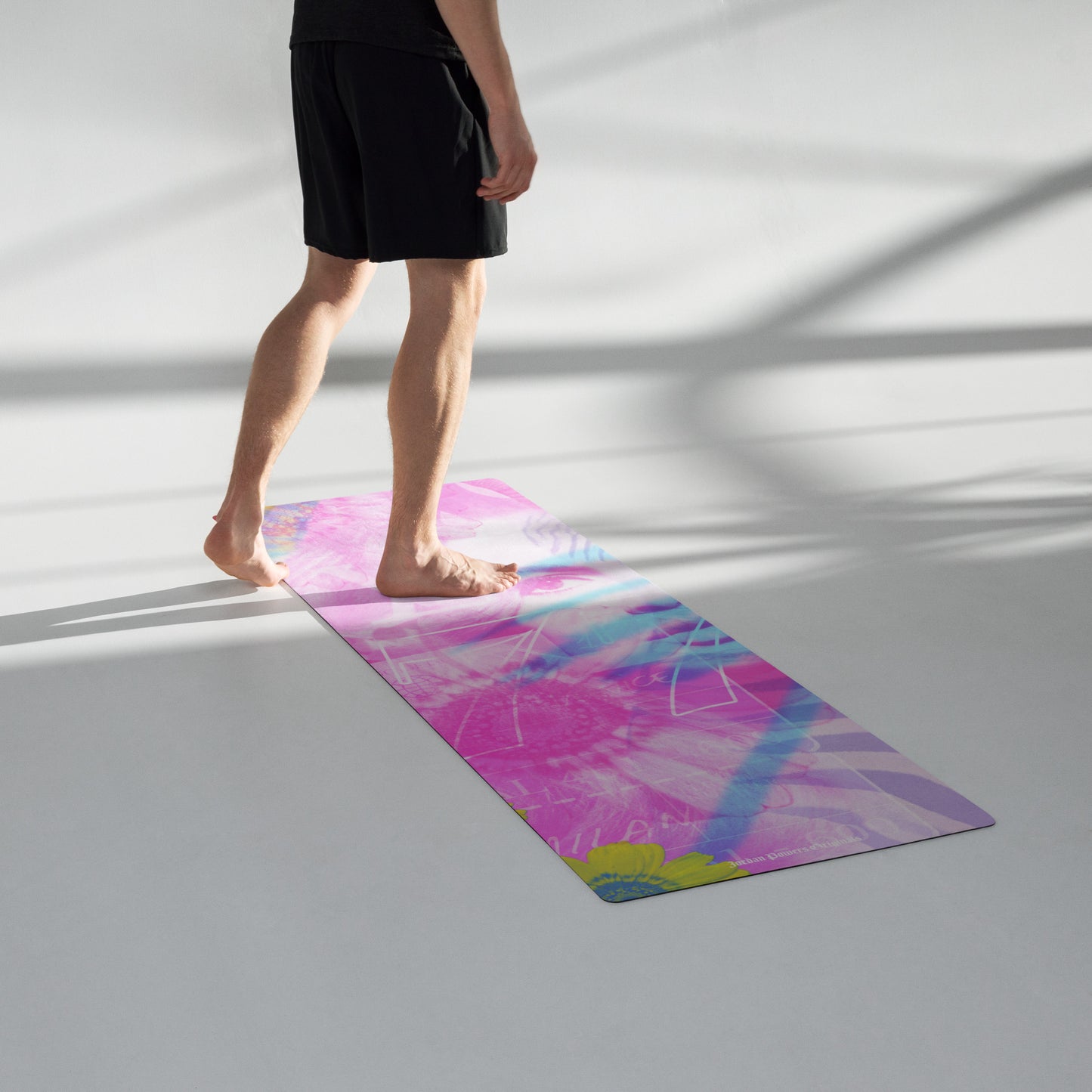 "777 Bardot" Half face Yoga mat