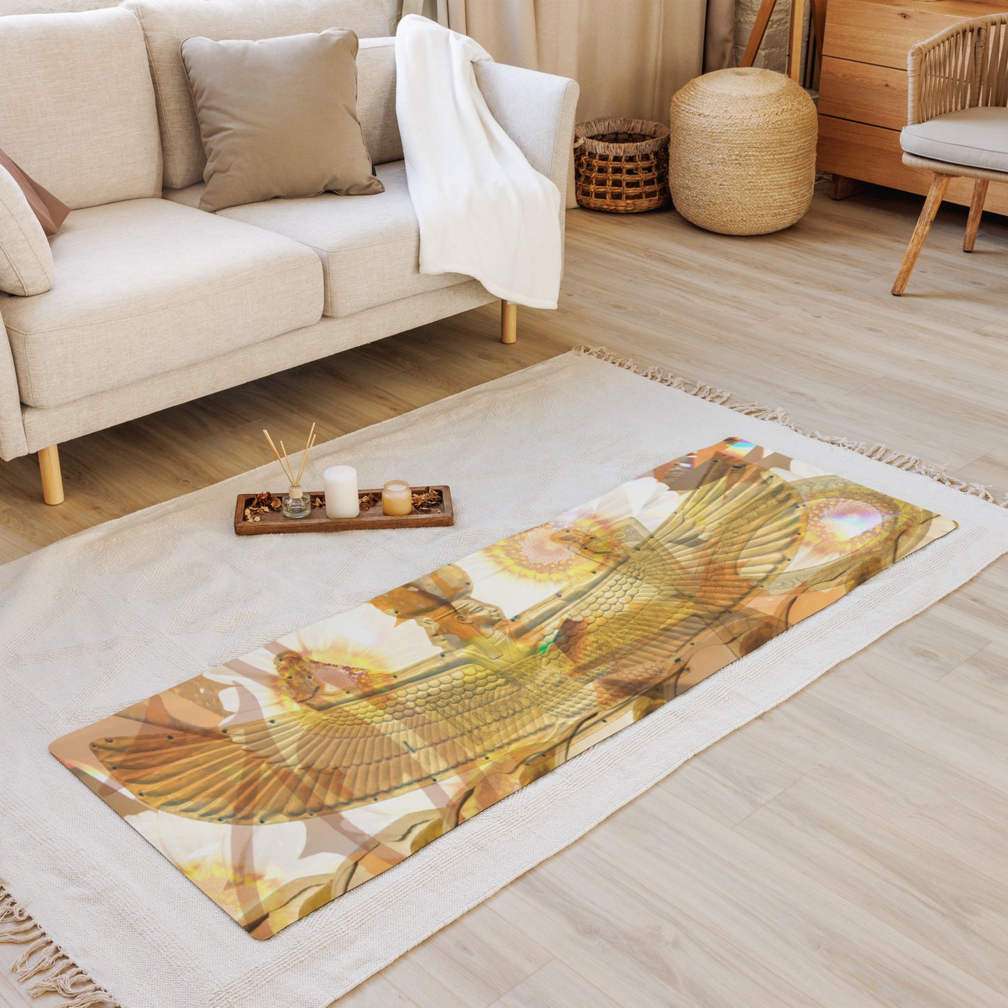 "Golden" Yoga mat