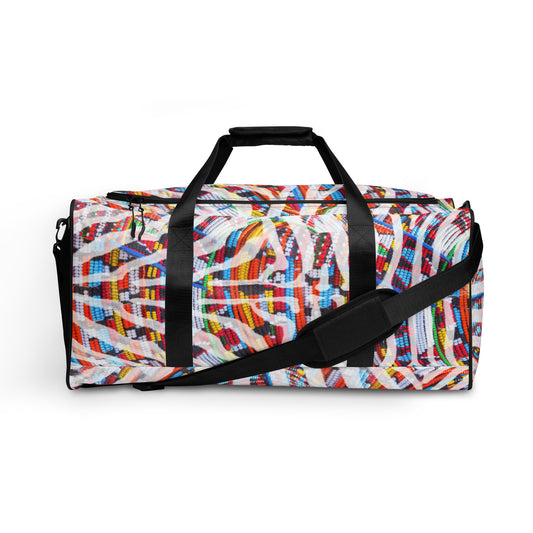 Maasai "Peace" Around the World Duffle bag