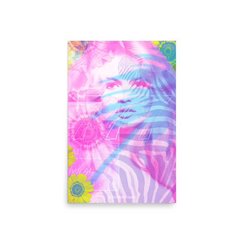 "777 Bardot" print on Matte Poster