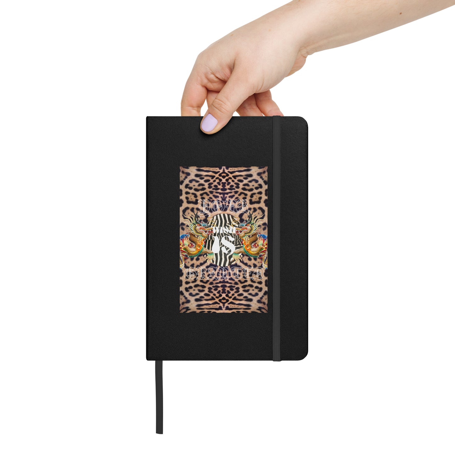 "Your wish is granted" Hardcover bound notebook