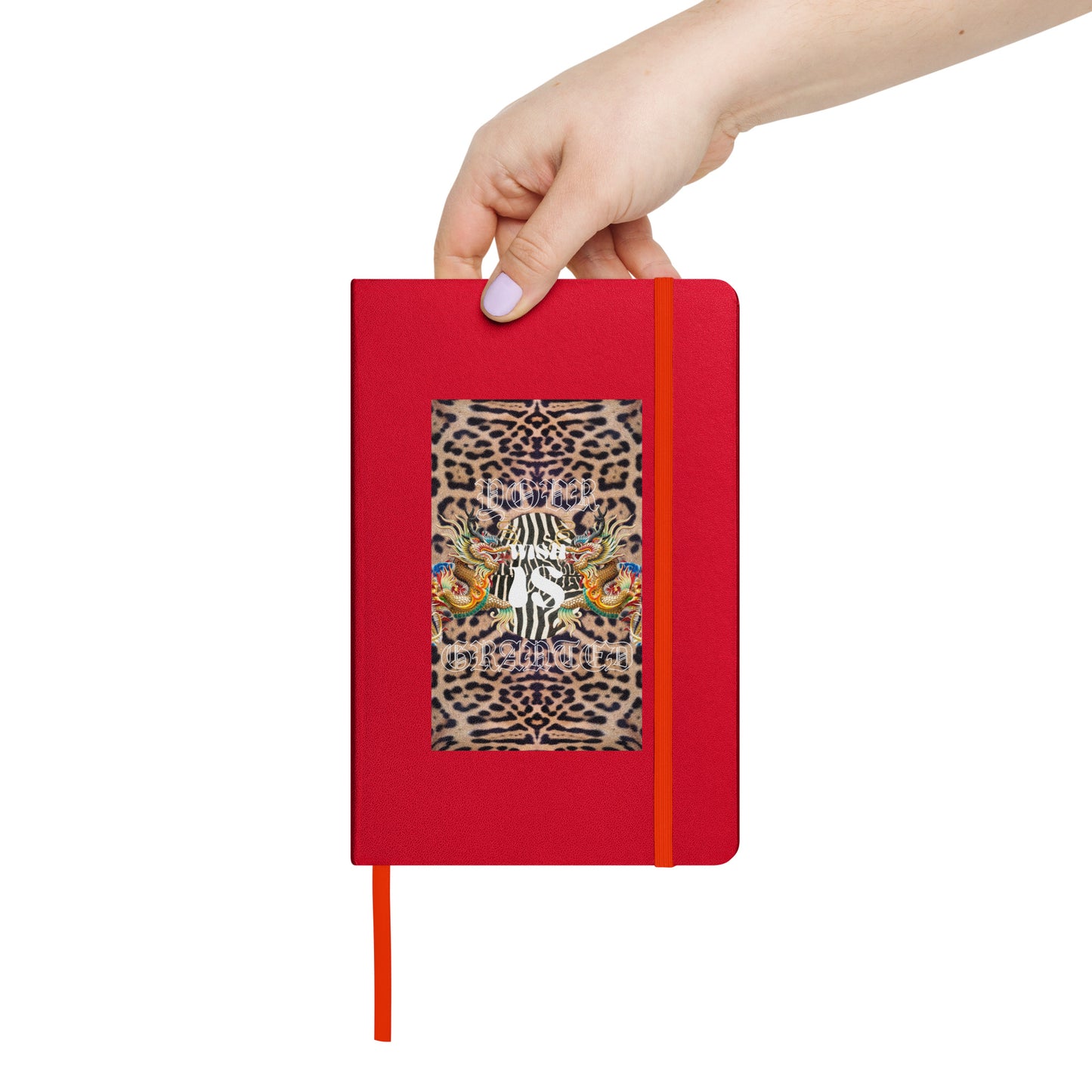 "Your wish is granted" Hardcover bound notebook