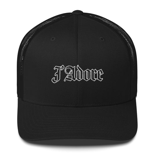 "J'Adore" Trucker Cap